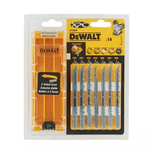 zestaw 14szt. brzeszczotów do wyrzynarek do cięcia w drewnie, w Laminacie w PVC [DT2298]