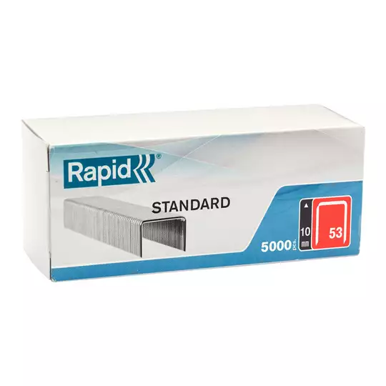 Zszywki Standard nr 53, długość 10 mm, 5000 szt. Rapid [40108659]