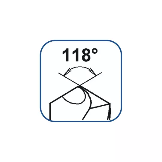 wiertło HSS z mocowaniem na stożek Morse'a MK2; 20,00mm [202020001]