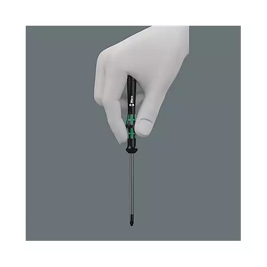 wkrętak precyzyjny PH 0 do śrub krzyżowych Philips, Kraftform Micro Wera [05118022001]
