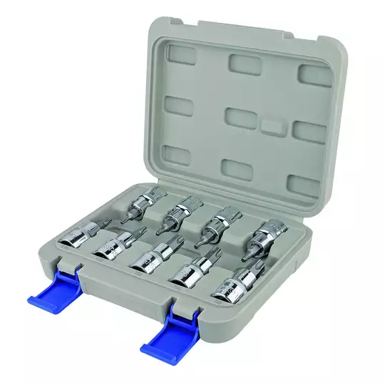 zestaw nasadek sześciokątnych 1/2" do śrub TORX, 9 szt. T20-T60 IRIMO [129-9t-4]