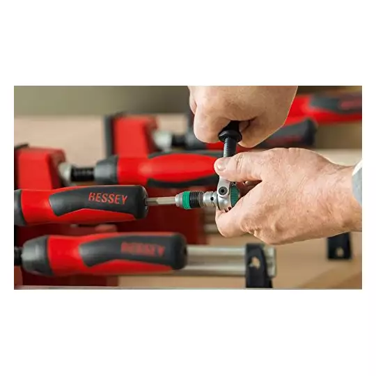 Ścisk stolarski pełnopowierzchniowy 300x95mm, 255-390mm Bessey [KRE30-2k]