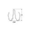 Zawleczka zabezpieczająca do nasadek udarowych 3/8" od rozmiaru 13mm Koken [C32]