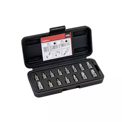Zestaw 15szt. wkrętaków szeciokątnych 1/2" i 5/8" do zerwanych śrub, Bahco [BWMSP15]