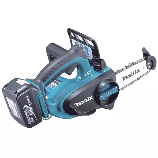 akumulatorowa piła łańcuchowa 11,5cm do wysięgnika 18V Li-Ion 2x5,0Ah Makita [DUC122RTE] 
