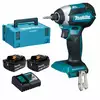 akumulatorowa wkrętarka/zakrętarka udarowa 1/4'', 18V Li-Ion 2x3,0Ah Makita [DTD153RFJ]