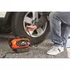 kompresor samochodowy / pompka do materaca, zasilany z akumulatora 18V, sieci 230V, z gniazda zapalniczki samochodowej 12V, Black+Decker [BDCINF18N]
