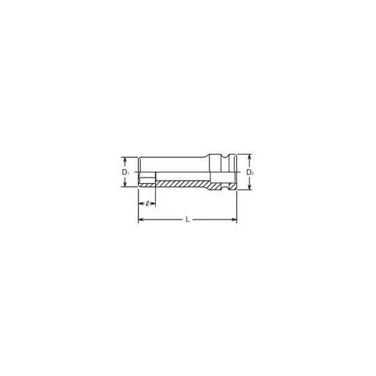 nasadka udarowa wydłużona 3/4" M46 [16300M-46]