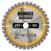 piła tarczowa do cięcia drewna 165/20mm, grubość cięcia 1,49mm, 40 zębów, CONSTRUCTION DeWALT [DT1950]