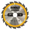 piła tarczowa do cięcia drewna 190/30mm, grubość cięcia 2,6mm, 18 zębów, CONSTRUCTION DeWALT [DT1943]