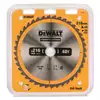 piła tarczowa do cięcia drewna 216/30mm, grubość cięcia 2,6mm, 40 zębów, CONSTRUCTION DeWALT [DT1953]