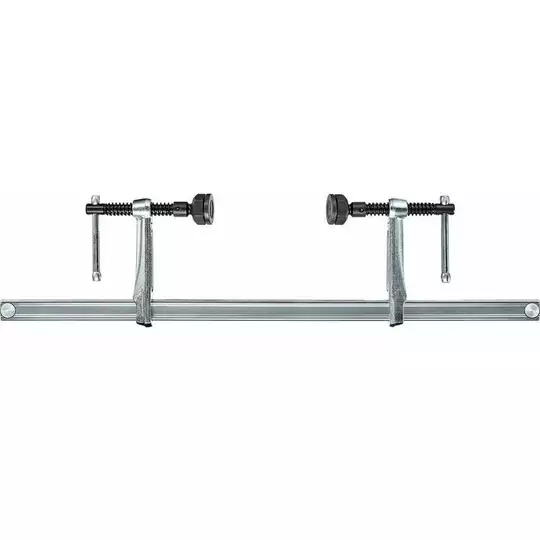 ścisk ślusarski śrubowy regulowany wzmocniony 1000x120mm, 340-1250mm BESSEY [SLV100M]