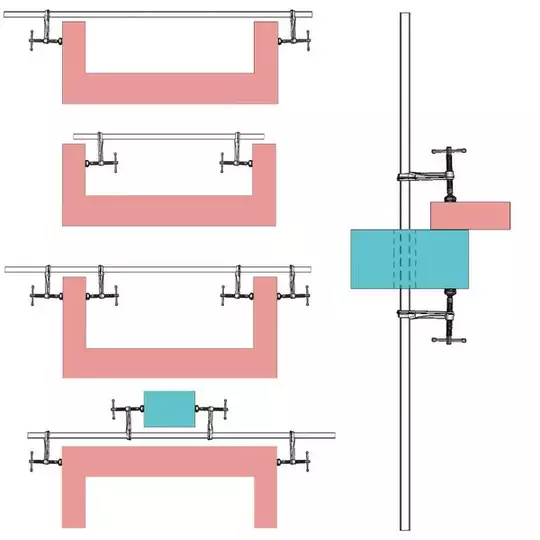 ścisk ślusarski śrubowy regulowany wzmocniony 1000x120mm, 340-1250mm BESSEY [SLV100M]