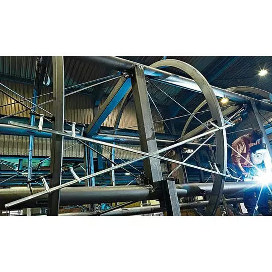 ścisk ślusarski śrubowy regulowany wzmocniony 1000x120mm, 340-1250mm BESSEY [SLV100M]