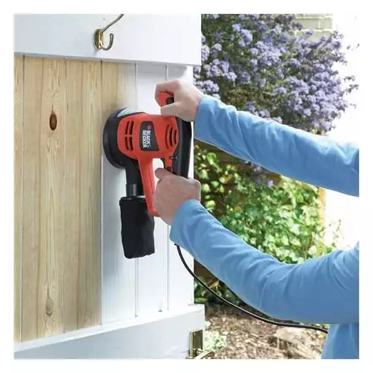 szlifierka mimośrodowa 125mm, 480W Black+Decker [KA191EK]