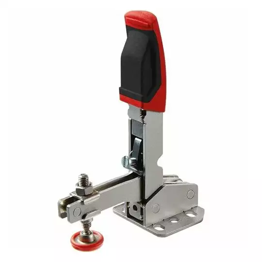 szybkomocujący docisk kolanowy pionowy z otwartym ramieniem, podstawą poziomą i regulacją 35mm Bessey [STC-VH20]