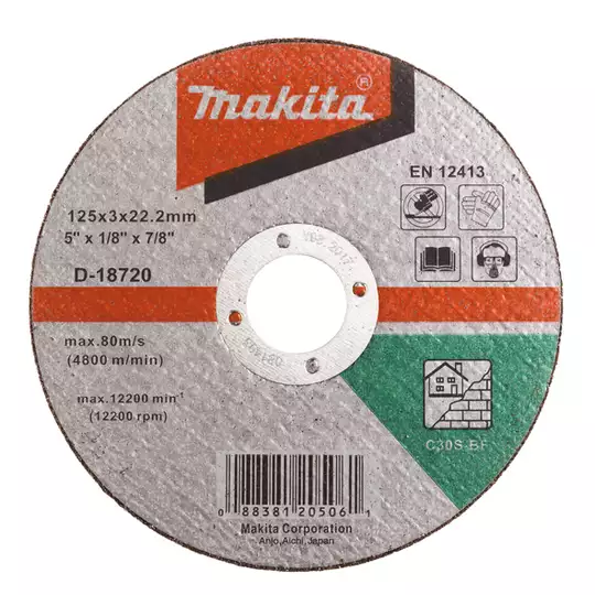 tarcza do cięcia betonu, 125/22,23/2,5mm, Makita [D-18720]