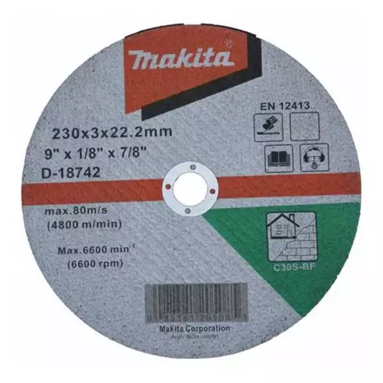 tarcza do cięcia betonu, 230/22,23/2,5mm, Makita [D-18742]