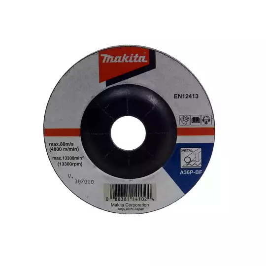 tarcza do szlifowania metalu, 180/22,23/6,0mm, Makita [A-80949]