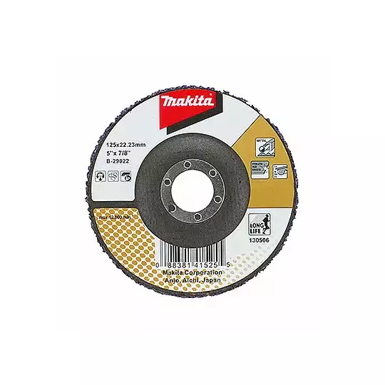 tarcza włókninowa fioletowa do szlifowania metalu, 125/22,23mm, Makita [B-29022]