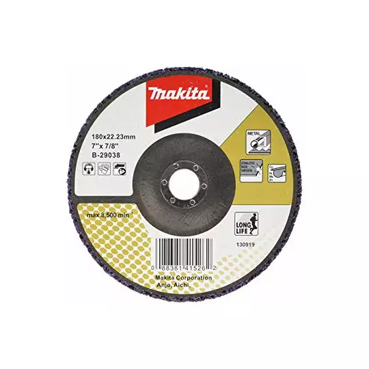 tarcza włókninowa fioletowa do szlifowania metalu, 180/22,23mm, Makita [B-29038]