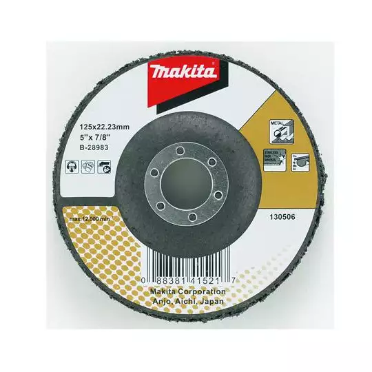 tarcza włókninowe do szlifowania metalu, 125/22,23mm, Makita [B-28983]