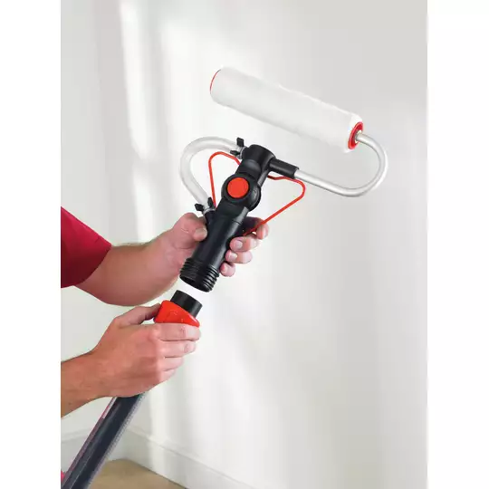 wałek malarski z tyczną teleskopową Black+Decker [HVLP400] (1)