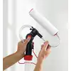 wałek malarski z tyczną teleskopową Black+Decker [HVLP400] (1)