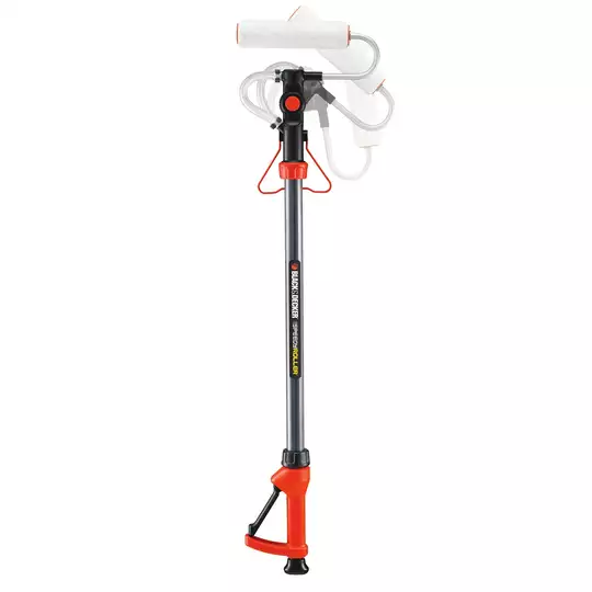 wałek malarski z tyczną teleskopową Black+Decker [HVLP400] (1)