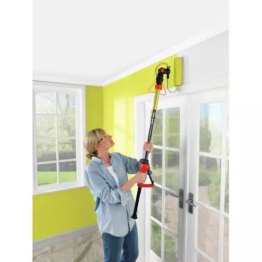 wałek malarski z tyczną teleskopową Black+Decker [HVLP400] (1)