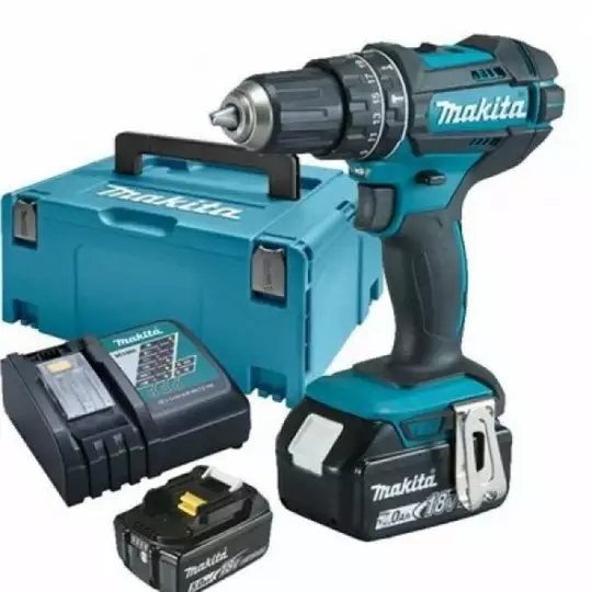 wiertarko-wkrętarka udarowa Makita DHP482RFJ 18V Li-Ion 2x3,0Ah
