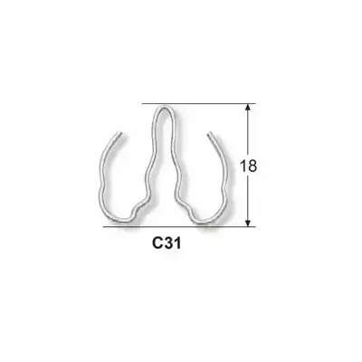 zawleczka zabezpieczająca do nasadek udarowych 3/8" do rozmiaru 12mm,Koken [C31]