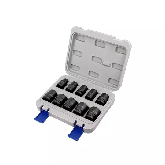 zestaw 10szt. nasadek udarowych sześciokątnych 1/2" M10-M24 Irimo [167-10-4]