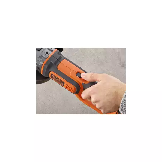 akumulatorowa szlifierka kątowa 125mm, 18V Li-Ion 1x4,0Ah, Black+Decker [BCG720M1]