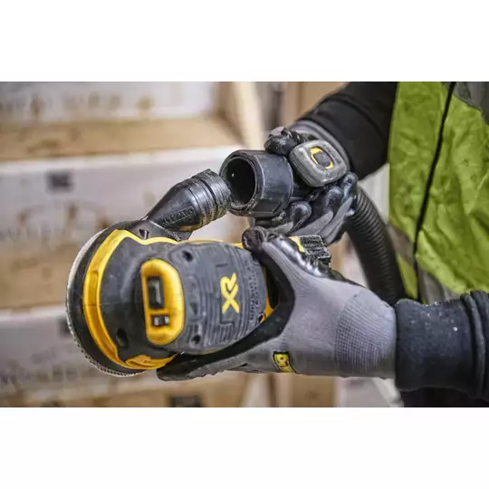 akumulatorowa szlifierka mimośrodowa 125mm, 18V Li-Ion XR, DeWALT [DCW210N]