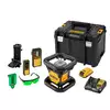 akumulatorowy laser obrotowy 80/600m z wiązką zieloną, 18V Li-Ion 1x2,0Ah, DeWalt [DCE079D1G]