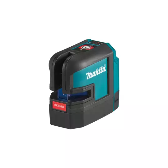 akumulatorowy, samopoziomujący laser krzyżowy zasięg 25m z wiązką czerwoną, Li-ion 10,8V, Makita [SK105DZ]