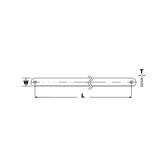 bimetaliczny brzeszczot Sandflex 300mm do piły ręcznej, 32 zębów na cal, Bahco [3906-300-32-100]