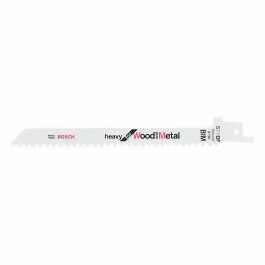 brzeszczot bagnetowy 2szt. do krzywoliniowego cięcia drewna z gwoździami, 150mm, Bosch S 711 DF [2608656272]