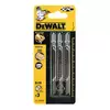 brzeszczoty z odwrotnymi zębami do wyrzynarek 100mm do cięcia drewna, laminatów 3 szt. DeWalt [DT2218]