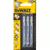 brzeszczoty z odwrotnymi zębami do wyrzynarek 100mm do cięcia drewna, laminatów 3 szt. DeWalt [DT2219]