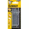 brzeszczoty z odwrotnymi zębami do wyrzynarek 100mm do cięcia drewna, laminatów 5 szt. DeWalt [DT2207]