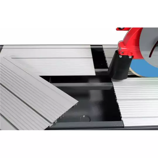 elektryczna przecinarka na mokro do płytek 118,5cm, DX-350 N 1000 Laser&amp;Level Zero Dust, Rubi [52915]