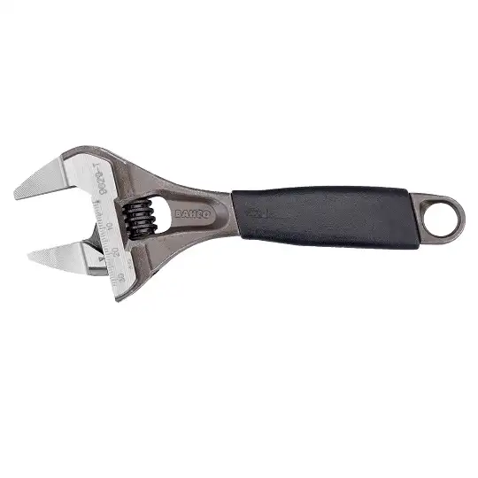 klucz nastawny szwedzki 170mm z szeroko rozwieranymi cienkimi szczękami 32mm Ergo Bahco [9029-T]