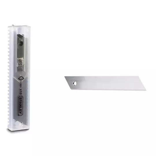 ostrze wymienne do noży, łamane 9mm, 10szt., Stanley [0-11-300]