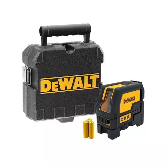 samopoziomujący laser krzyżowy + 2 punkty 15m, DeWALT [DW0822]