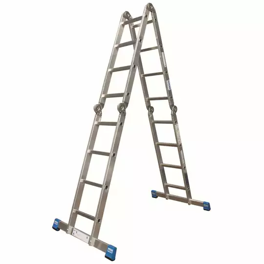 uniwersalna drabina przegubowa, 4x4 szczeble, STABILO PROFESSIONAL KRAUSE [123503]