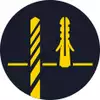 wiertło widiowe do betonu zbrojonego SDS+ z 4 krawędziami tnącymi 10-210/150mm, FORCE X ALPEN [0082501000100]