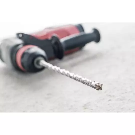 wiertło widiowe do betonu zbrojonego SDS+ z 4 krawędziami tnącymi FORCE X, 10-210/150mm ALPEN [00825010001]