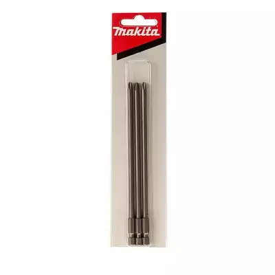 zestaw 3szt. końcówek 1/4'' do wkrętarek PH2/157mm, Makita [P-67795]